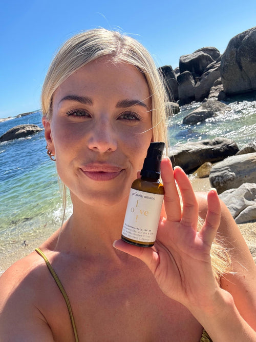 sonnensegel bio Bio-Sonnenschutz OliveLove! LSF 30 – Prodotti Amano