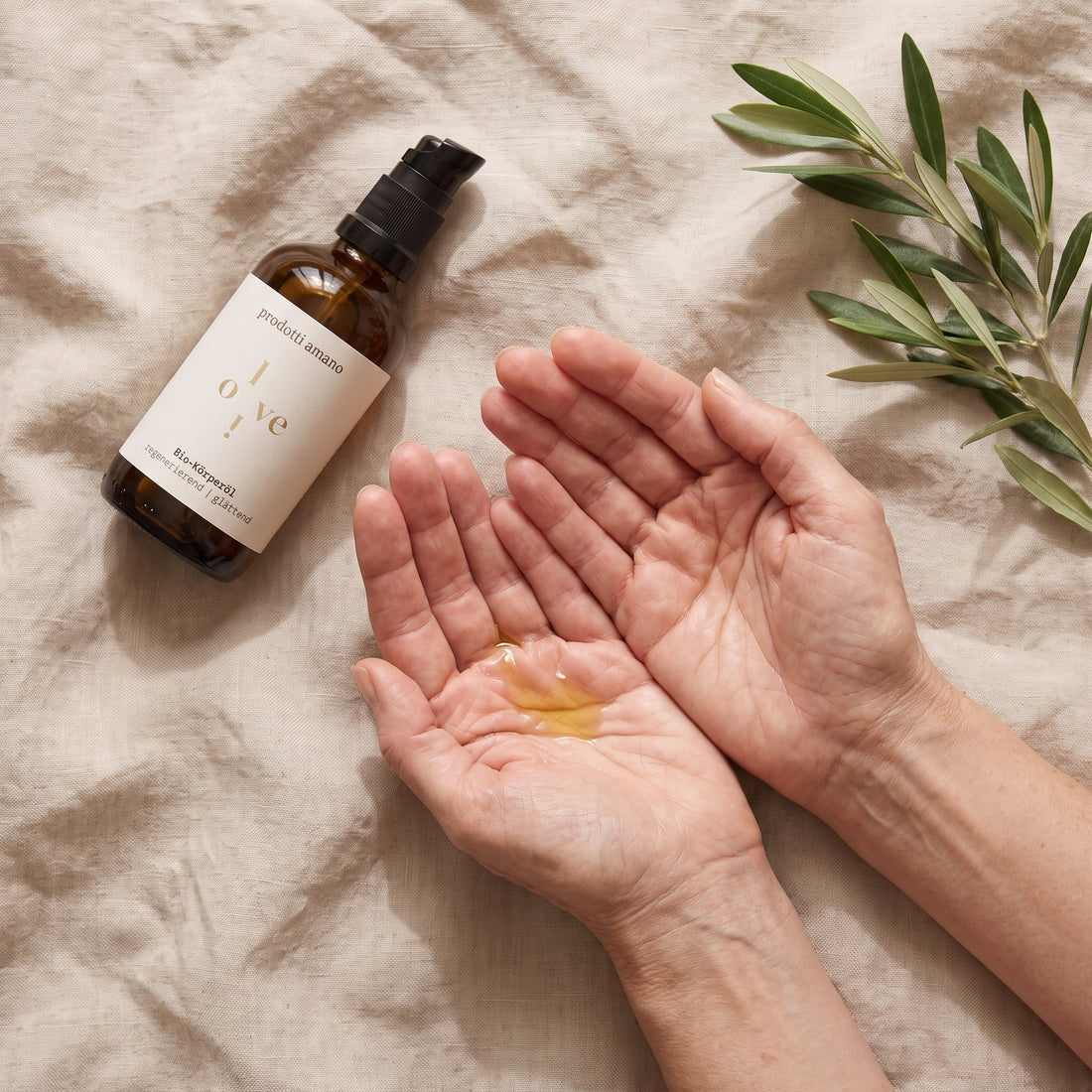 Schützende Bio-Inhaltsstoffe des OliveLove Körperöls